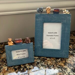 (2) Noah’s Ark Picture Frames